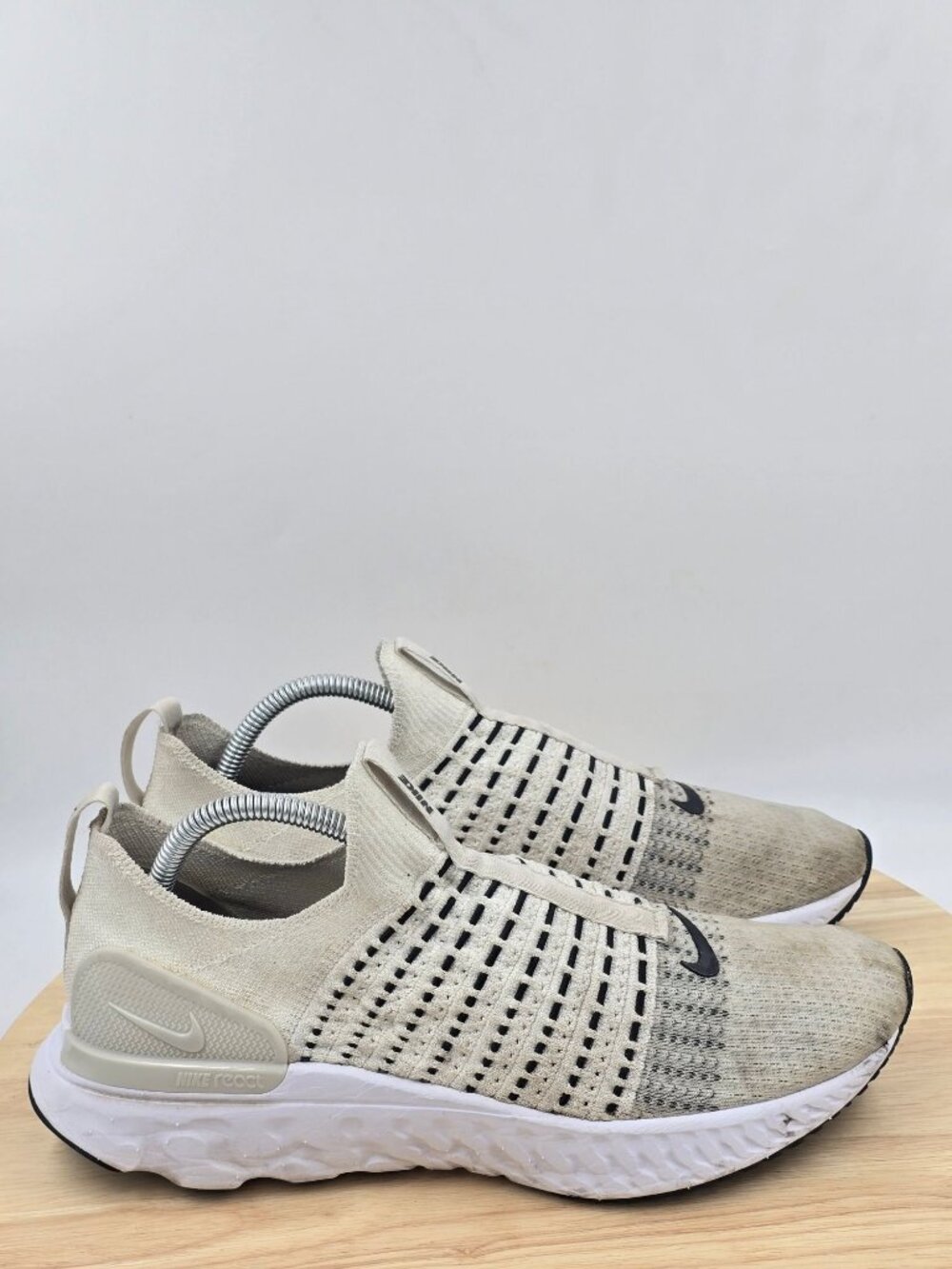 NIKE REACT PHANTOM RUN FK 2 FLYKNIT SAIL  BONE Running Shoes DV2139 100 Men sz 9
